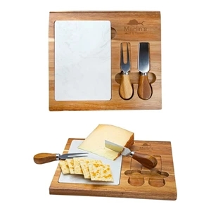 Carson 4-Piece Acacia Wood Cheese Set