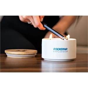 Large 3 Wick Soy Wax Candle with Bamboo Lid 10oz