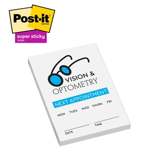 Post-it® Custom Printed Super Sticky Notepad - 2" x 3"