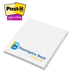 Post-it® Custom Printed Super Sticky Notepad - 3" x 3"