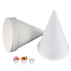 Eco-Friendly White Cone Cups