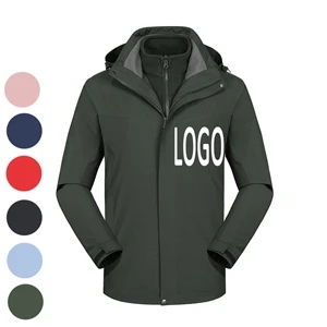 Custom Logo Waterproof Detachable 2-layer Hiking Jacket & Outdoor Coat