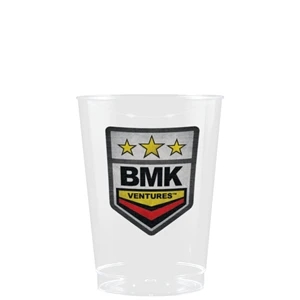 10 oz Clear Hard Plastic Cup - Digital