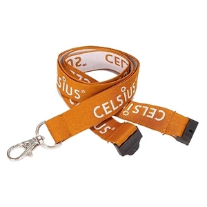 Custom 3/4" Woven Lanyards w/ Safety Breakaway