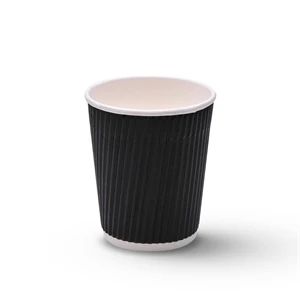 7 oz Insulated Ripple Wall Paper Coffee Cups - Flexo