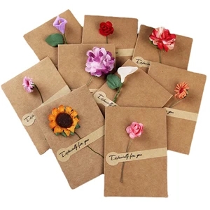 Dried Flowers Greeting Cards