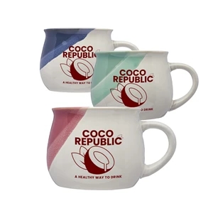 12oz Dripped Ceramic Mug (1 Color)