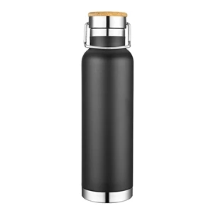 Slate 22oz Vacuum Bottle W/ Bamboo Top