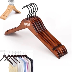 Solid Wood Shirt Dress Hangers