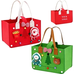 Christmas Tote Gift Bag With Handles