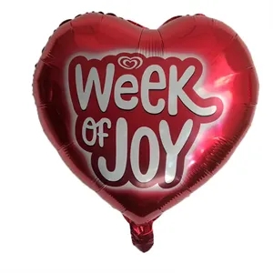 18" Heart Microfoil Balloon