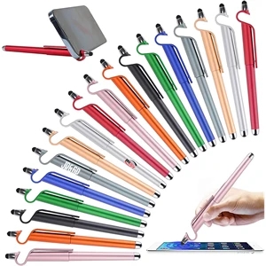 3 in 1 Phone Holder Stylus Ballpoint Pen