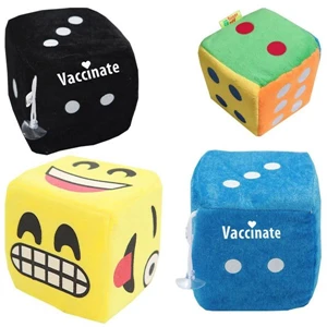 Colorful Funny Dice Plush Toy