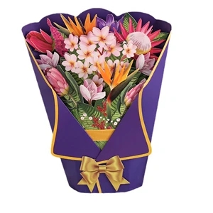 Flower Bouquet Pop Up Cards