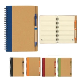 Recycled Notebook with Pen