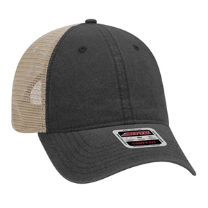 Otto 6 Panel Low Pro Mesh Back Trucker Hat