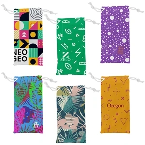Custom Logo Sublimated Sunglass Pouch