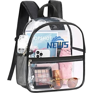 Clear PVC Mini Backpack