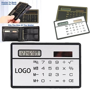 Mini Solar Power Pocket Digits Calculator