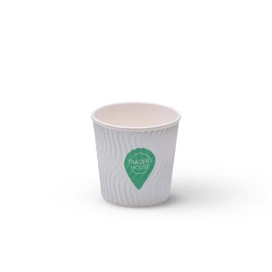 4 oz Ripple Wall Paper Coffee Cups - Flexo