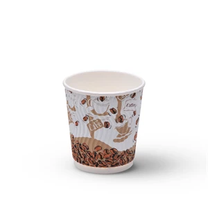 7 oz Insulated Paper Coffee Cups - Flexo