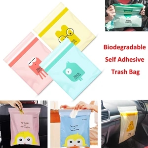 Custom Logo Biodegradable Plastic Garbage Car Trash Bag