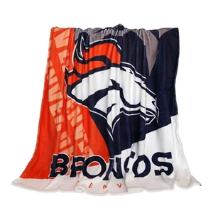 Custom Logo 60x80 Oversize Plush Flannel Throw Sublimation Blanket