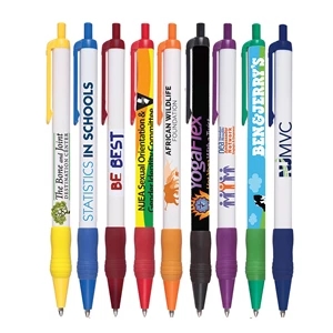 Slim Value Gripped Retractable Multi Color Imprint