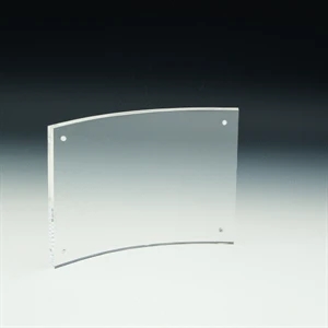 Clear Curved Sign Holder - 7x5