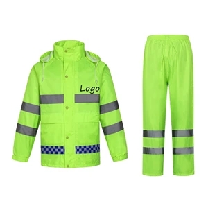 Men's Reflective Raincoat set