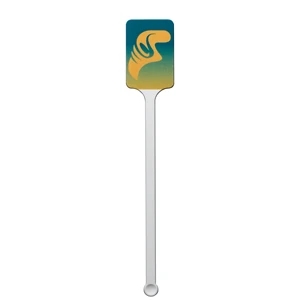 6.25" Upright Rectangle Plastic Drink Stirrer - Colored