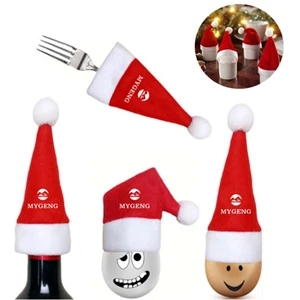 Mini Santa Hat For Bottle