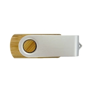 Batavia Carbonized Bamboo Swivel USB