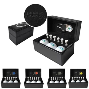 Golf Gift Kit With Leather Case