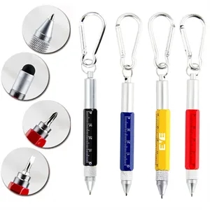 Multifunctional Aluminum Ballpoint Pen with Screwdriver