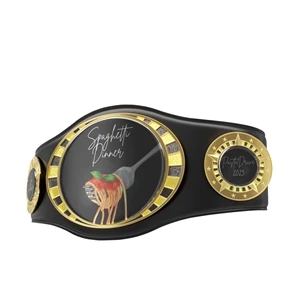 Express Vibraprint Black Juniors Championship Belt