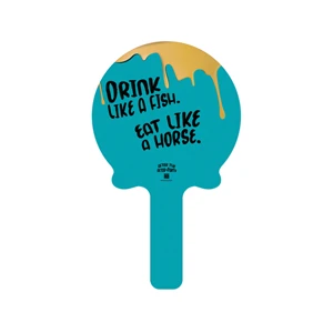 Rally Fan PVC 3mm Stock Shape 64 sq. in. - White