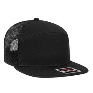 Otto 7-Panel Trucker Hat, Snapback Flat Bill