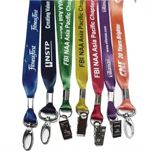 Custom Logo Nylon Lanyards