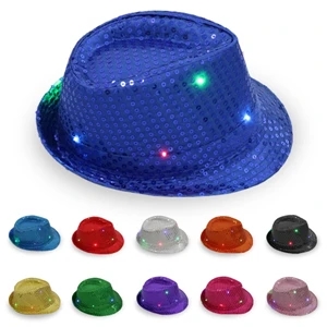 Sequin Light Up LED Cowboy Hat