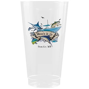 16 oz Clear Hard Plastic Cup - Digital