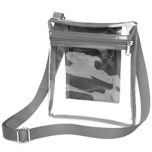 Clear Pvc Sling Shoulder Messenger Bag