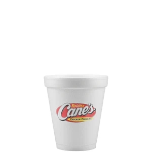 8 oz Foam Cup - White - Hi-Speed