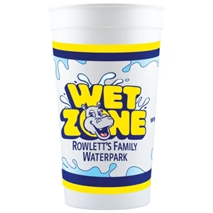 32 oz Stadium Cup - White - Hi-Speed