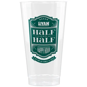 16 oz Clear Fluted Plastic Cup - Tradition
