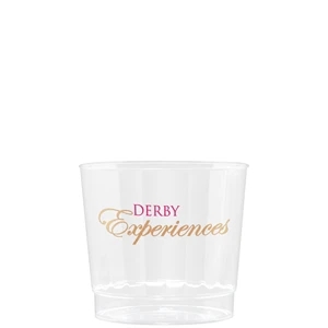 9 oz Clear Fluted Plastic Cup - Tradition