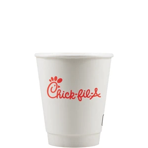 8 oz Insulated Paper Cup - White - Tradition