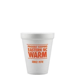 10 oz Foam Cup - White - Tradition