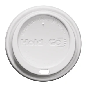 8 oz Insulated Paper Cup Dome Lid - White or Black