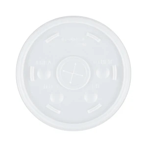 14/16/20/24 oz Foam Cup Straw Slot Lid - Frosted